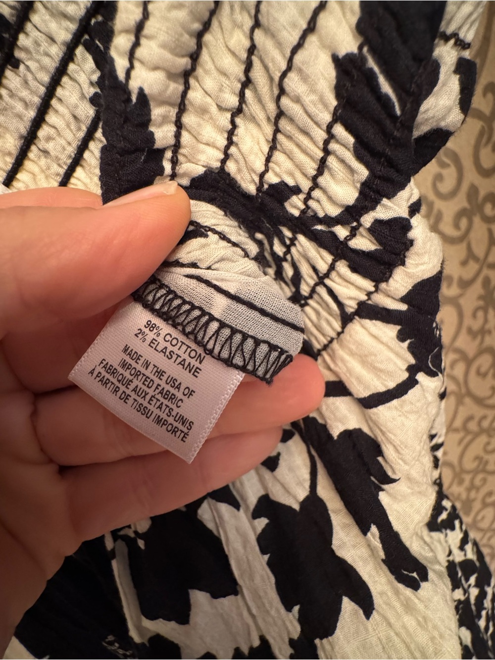 Misa Los Angeles Black & White Floral Maxi Skirt - Picture 4 of 4